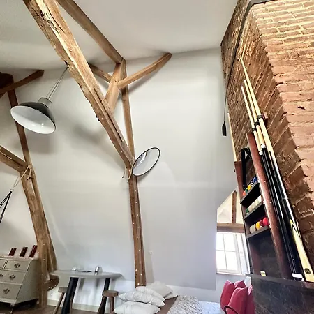 Loft Romantique - Balneo - Billard - Massage Appartement