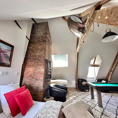 Loft Romantique - Balnéo - Billard - Massage Verton